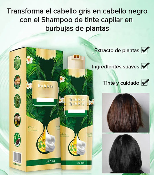 【49 % OFF】Shampoo de tinte vegetal para el cabello en burbujas