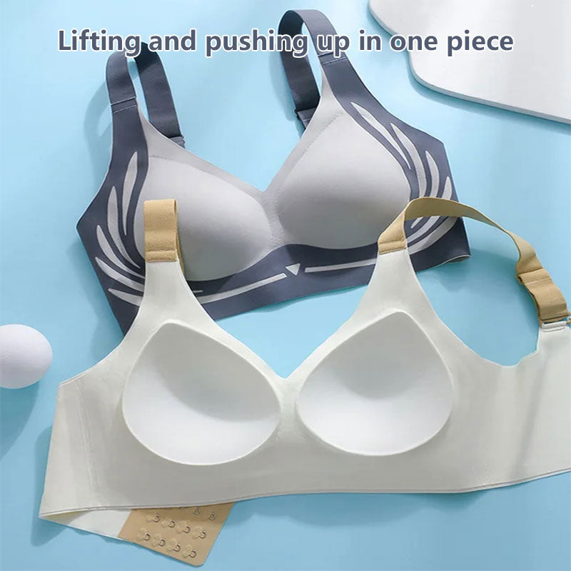 Sujetador Sin Aros Push Up: Súper Cómodo, Sin Costuras Y Con Escote En V Profundo