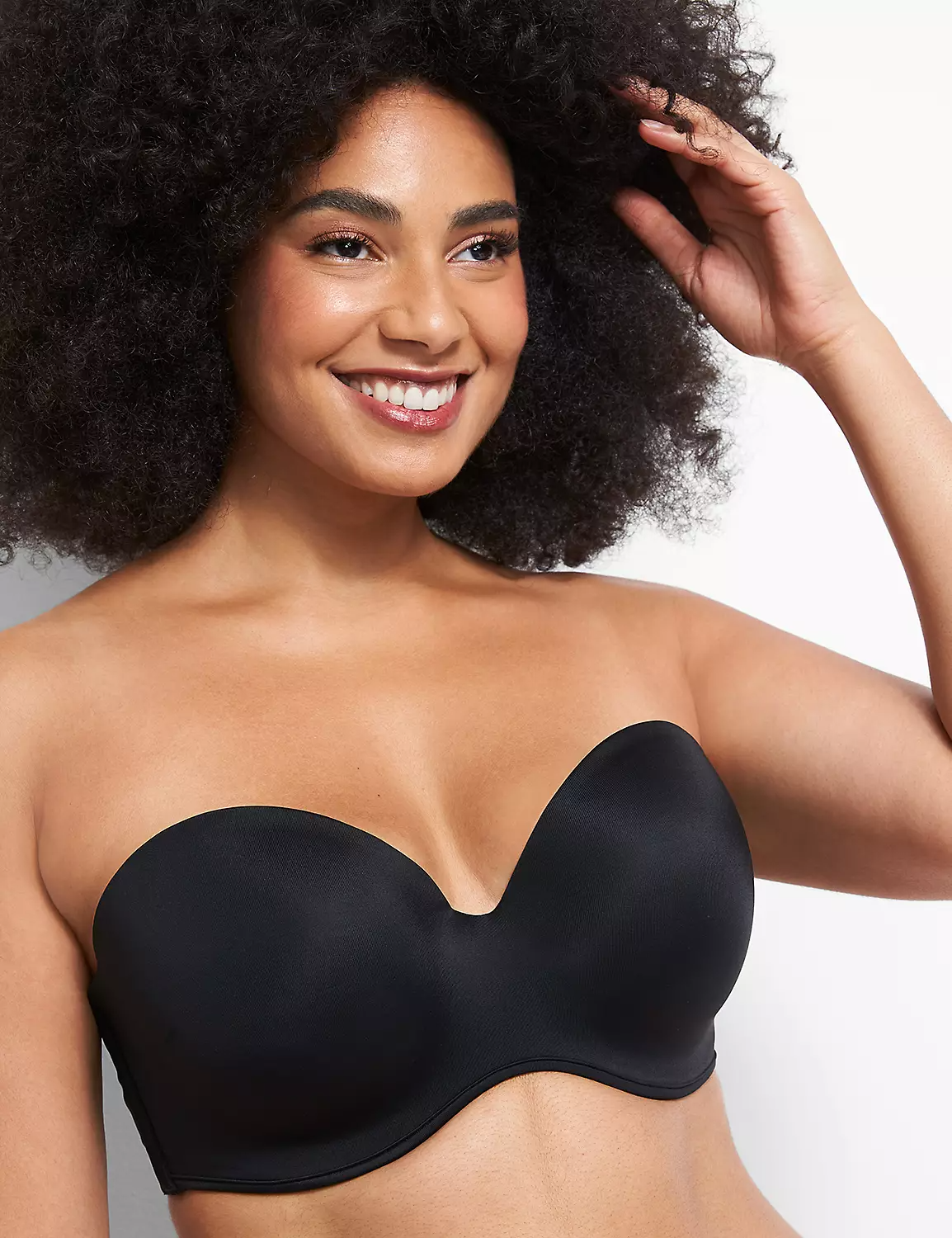 PLUS SIZE Promotion Sujetador bandeau con tiras extra bles