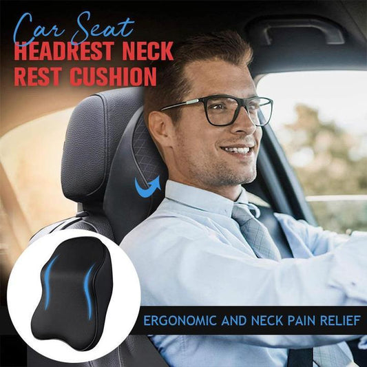 🔥Venta caliente 2023🔥Almohadilla para el cuello del reposacabezas del asiento del automóvil súper cómoda