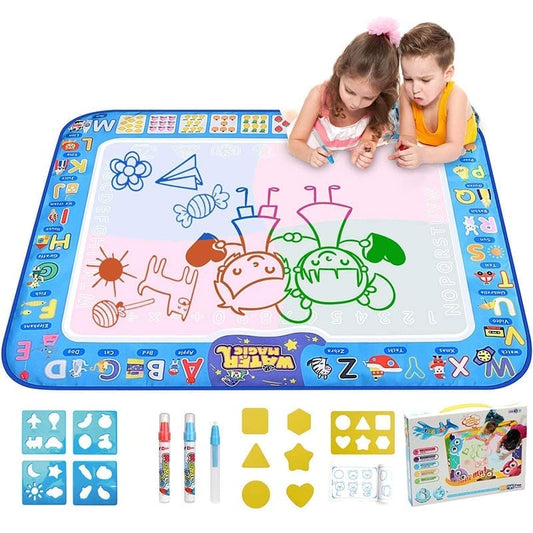 50% DE DESCUENTO🎁Agua Doodle Mat, Aqua Pintura Dibujo Mat Mess Free Aprendizaje Toy Mat