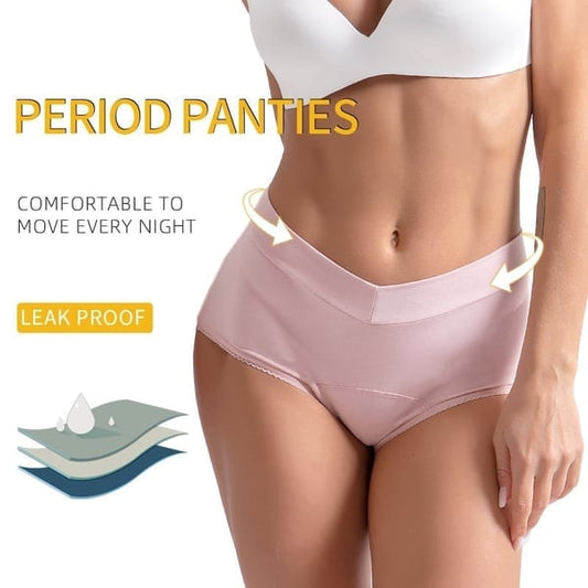 🎉Compra 1, llévate 2 gratis🩲 Ropa interior de talle alto a prueba de fugas: protección confiable contra fugas, cómoda cintura alta✅