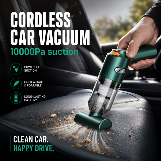 🎉 Oferta 2026 — ¡Más de 142,000 Vendidos! 🧹 Aspiradora Inalámbrica para Coche – Potencia de Succión de 10000Pa y Batería de 4000mAh 🚗