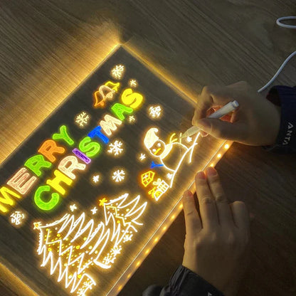 🎁El regalo perfecto para ellos🎁Pizarra LED con colores🎨