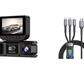 🔥 ¡50% de descuento hasta agotar existencias! 🚗 Cámara para salpicadero Full HD 1080p con 4 cámaras y Wi-Fi