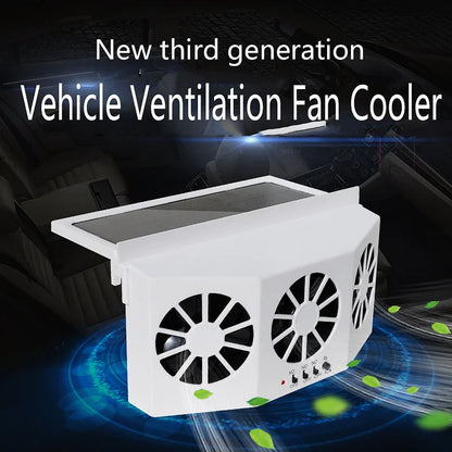 El nuevo artefacto de refrigeración solar para coches [extractor de aire de circulación]