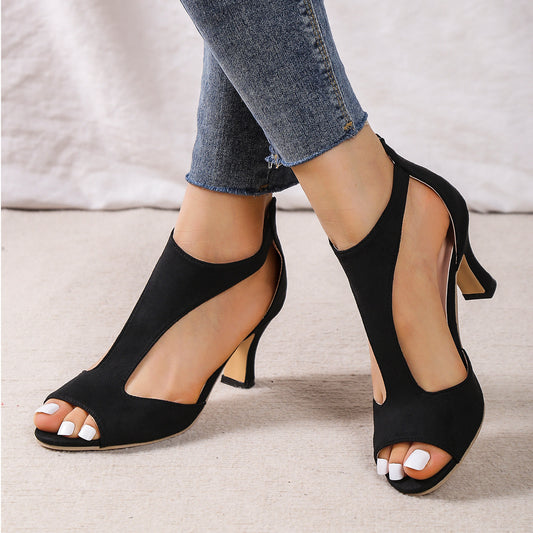 Tacones altos elegantes de verano para mujer🌸 Compra 2 pares envío gratis 🌸