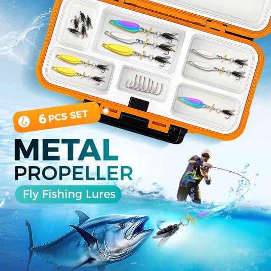 🔥 OFERTA: 50% de descuento 🎣 Señuelo de pesca metálico con hélice — Captura más peces