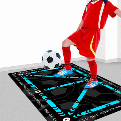 💖💖50% de DESCUENTO ⚽🎯Tapete de entrenamiento de fútbol antideslizante y silencioso para todos los niveles.