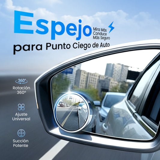 Espejo de punto ciego para automóvil (1 PAR)