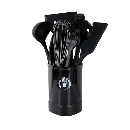 🔥🔥Espátula para ensaladas de silicona con mango de madera