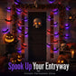 🦇¡OFERTA LIMITADA 50% OFF! ⏰Luz LED 3D de Murciélago Espeluznante, Decoración de Pared para Halloween Interior y Exterior👻