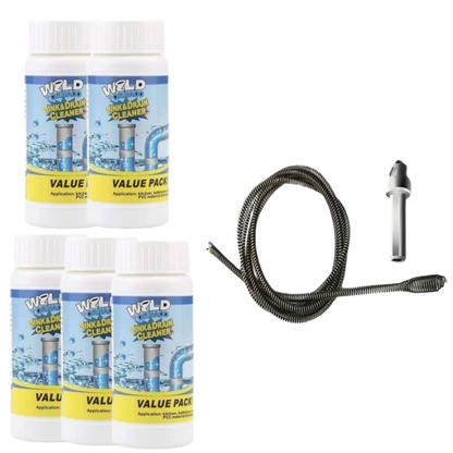 🚀💥💦 Compre 1 y llévese 1 gratis: potente polvo limpiador para fregaderos y desagües