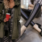 🔥Best Sale🔥Nueva chaqueta impermeable con capucha y manga larga para mujer