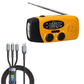 📻Radio portátil solar: emergencia, multifunción y recarga USB para actividades al aire libre/supervivencia 🔋
