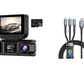 🔥 ¡50% de descuento hasta agotar existencias! 🚗 Cámara para salpicadero Full HD 1080p con 4 cámaras y Wi-Fi
