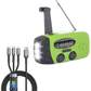 📻Radio portátil solar: emergencia, multifunción y recarga USB para actividades al aire libre/supervivencia 🔋