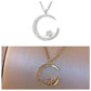💕 50% DE DESCUENTO 💕 Noche Brillante: Collar Luna y Estrella 🌙