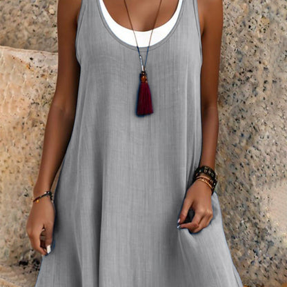 👗✨ ¡OFERTA 50% OFF! Vestido de Dos Piezas Sin Mangas – Elegante, Fresco y Cómodo