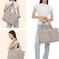 💕Hot Sale 50% OFF🎁Bolso de mano Wandering Nature con portavasos, compartimento para portátil y funda para carrito, ideal para viajes, trabajo, enfermería y mujeres.