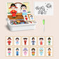 🧩 55% DE DESCUENTO ! 🎨 Puzzles Magnéticos de Vestir para Caras - Juego Educativo de Doble Cara para Niños, Ideal para Viajes y Aprendizaje Creativo ✨🧒