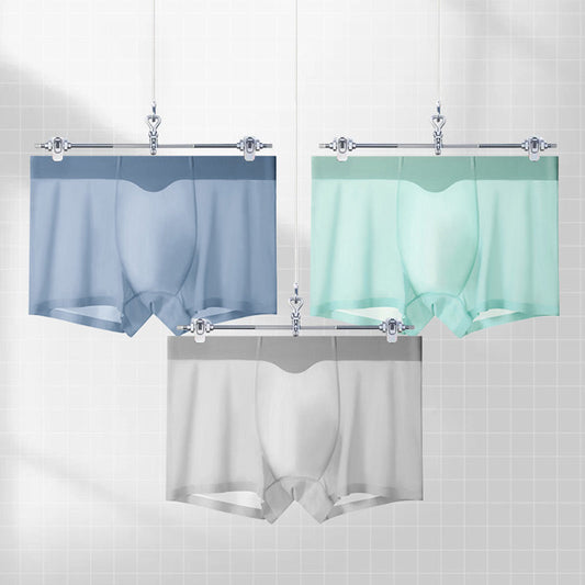 Ropa Interior Masculina Ultrafina de Seda de Hielo sin Rastro