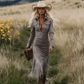 🤎 OFERTA IMPERDIBLE · -50% | Vestido Midi Western con Flecos
