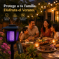 ☀️Lámpara solar antimosquitos ✨ – Lámpara de jardín con estaca, matainsectos UV y luz solar para senderos🦟🚫