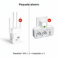 🎁 ¡Último Día de Promoción al 50%! 🔥 Amplificador WiFi 2025, 1200Mbps Banda Dual (5GHz/2.4GHz), Amplificador de Señal, Cubre 10,000 pies² y 50 Dispositivos, Repetidor con Puerto Ethernet.