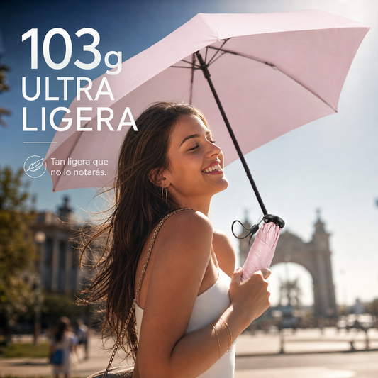 🌂☀️ ¡50% OFF! Sombrilla Compacta Ultraligera – Protección UV50+ para Sol y Lluvia