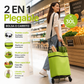 🛒✨ Carro Compra Plegable 2 en 1 – Ligero, Ultra Resistente y Adiós a las Bolsas Pesadas 🛍️💪