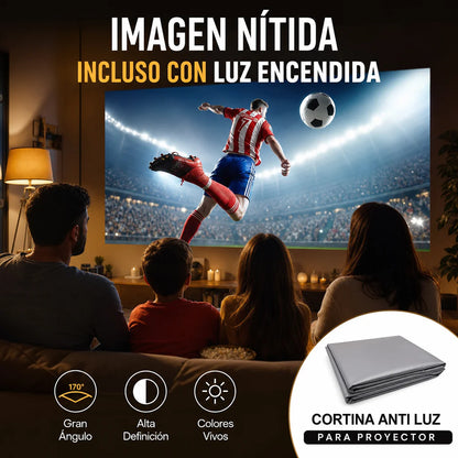 ⚽️⚽️¡Mega Oferta del Mundial - 49% DE DESCUENTO y Envío Gratis!🔥Pantalla de Proyección Antiluz (16:9)🎥✨