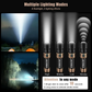 🔥BEST SALE🔥Linterna SKYFIRE 1097, luz potente, ultrabrillante, para exteriores, camping, hogar, portátil, de largo alcance, iluminación de larga duración.