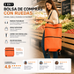 🛒✨ Carro Compra Plegable 2 en 1 – Ligero, Ultra Resistente y Adiós a las Bolsas Pesadas 🛍️💪