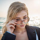 Gafas de lectura graduadas con estampado de leopardo sexy para mujer