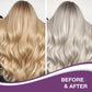 Máscara de Cabello de Queratina Morada- Fija el Color y Neutraliza Tonos Cobrizos y Amarillos para Cabello Rubio, Plateado y con Mechas Grises