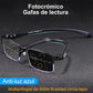 Titanio Gafas de Lectura Multifocal Fotocromáticas Progresivas Doble Luz Antiazul
