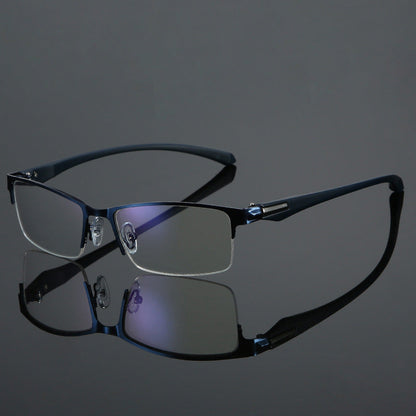 Titanio Gafas de Lectura Multifocal Fotocromáticas Progresivas Doble Luz Antiazul
