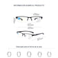 Titanio Gafas de Lectura Multifocal Fotocromáticas Progresivas Doble Luz Antiazul