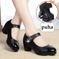💖49 % DE DESCUENTO💖Zapatos ortopédicos de cuero con suela suave y botones de diamante para mujer【Cómodos y antideslizantes】