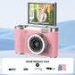 💎 ¡50 % DE DESCUENTO! 💎 Cámara digital 4K HD con pantalla giratoria: zoom de 8x, enfoque automático y pantalla giratoria para vlogs y selfies 📸🌈