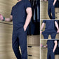 🔥Traje deportivo informal elástico de seda helada para hombre✨