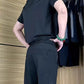🔥Traje deportivo informal elástico de seda helada para hombre✨