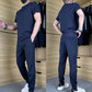 🔥Traje deportivo informal elástico de seda helada para hombre✨