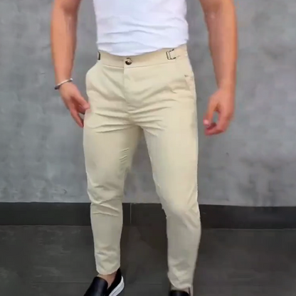 ⏳Pantalones especiales⏰ajustados elásticos para hombre por tiempo limitado【Alta elasticidad, máxima comodidad y transpirabilidad】