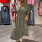 🔥NEW HOT SALE💃Vestido estampado con cuello en V para mujer