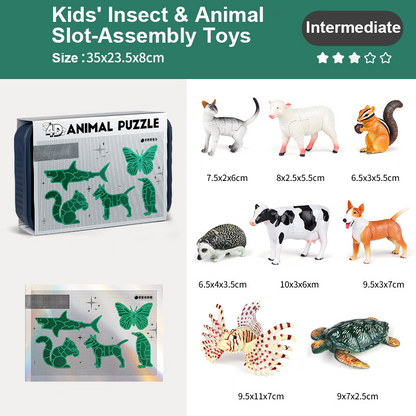 🐞Modelos de insectos y animales a escala 1:1 listos para usar👍 Envío gratuito