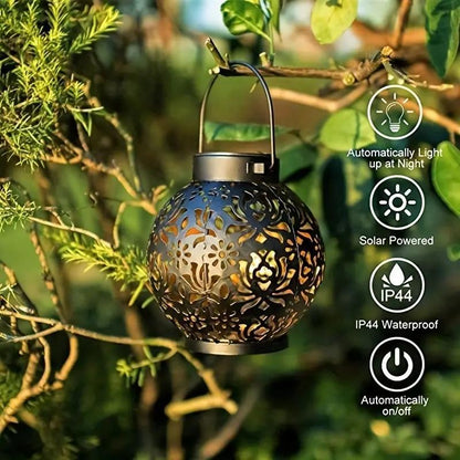 ☀️ Faroles solares colgantes para exteriores — Iluminación decorativa ☀️