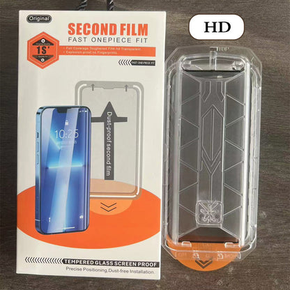 Juego de protectores de pantalla resistentes a golpes, polvo y antihuellas