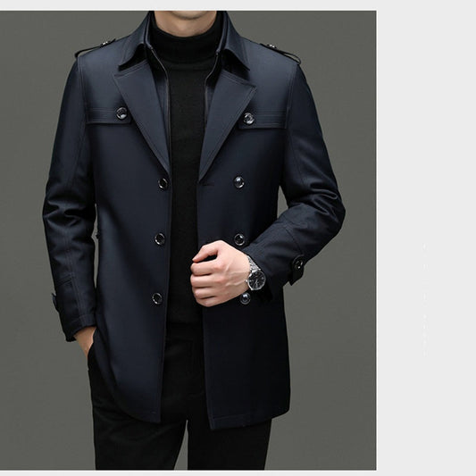 🧥 ELEGANCIA QUE SE ADAPTA AL CLIMA | Gabardina para Hombre con Forro Desmontable -50%